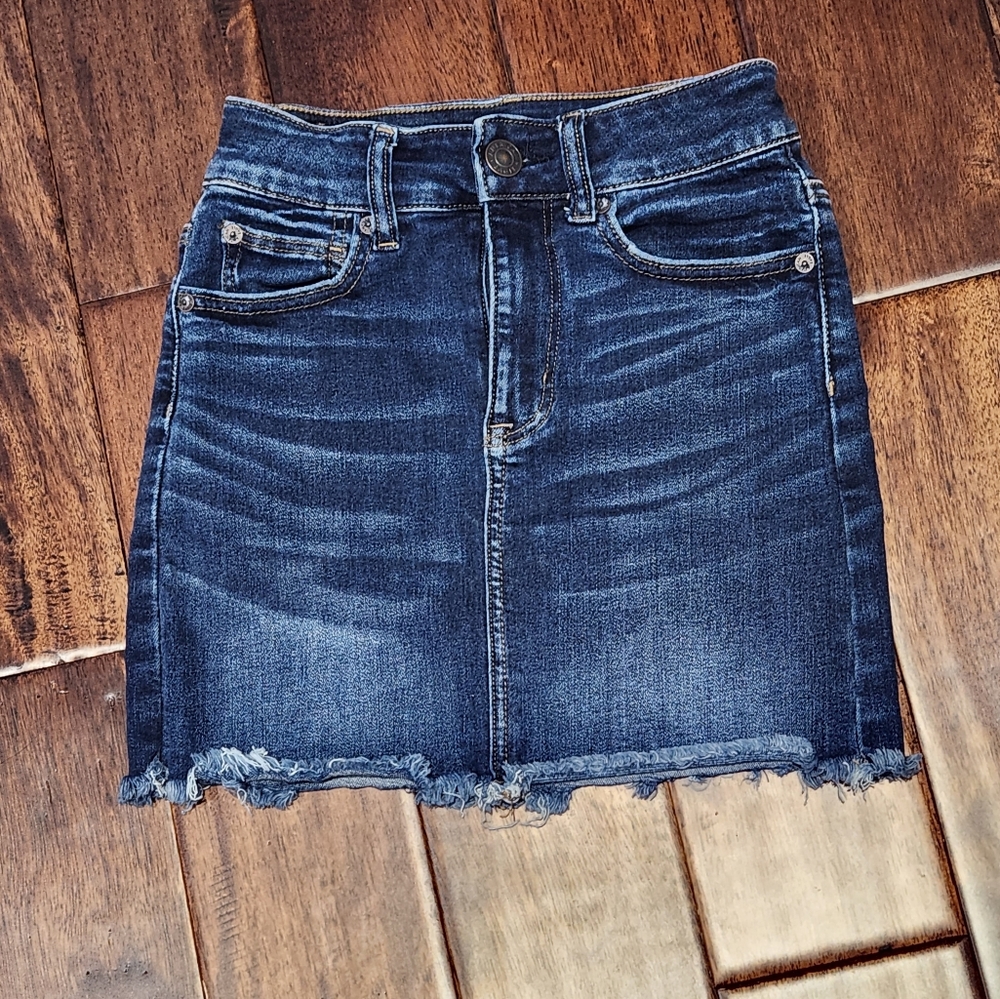 Stretchy Denim mini skirt